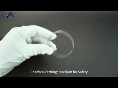 Griglia metallica ad alta precisione per rilevatore di fumo con servizio di incisione chimica