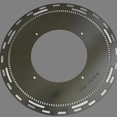 Un buon prezzo. Chemical etching stainless steel encoder disk for optical encoder sensor  in linea